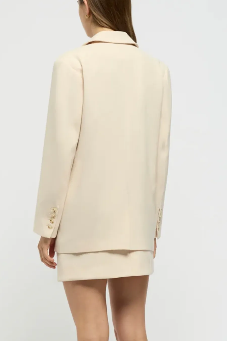 Delos Tailored Skirt Buttercream
