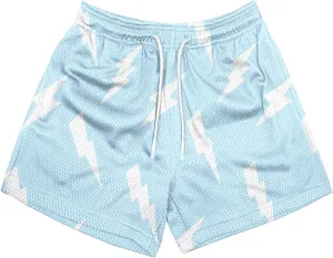 DIOTSR Mens Graphic Shorts Summer Casual Flat Front Shorts Cool Streetwear Designer Shorts Drawstring