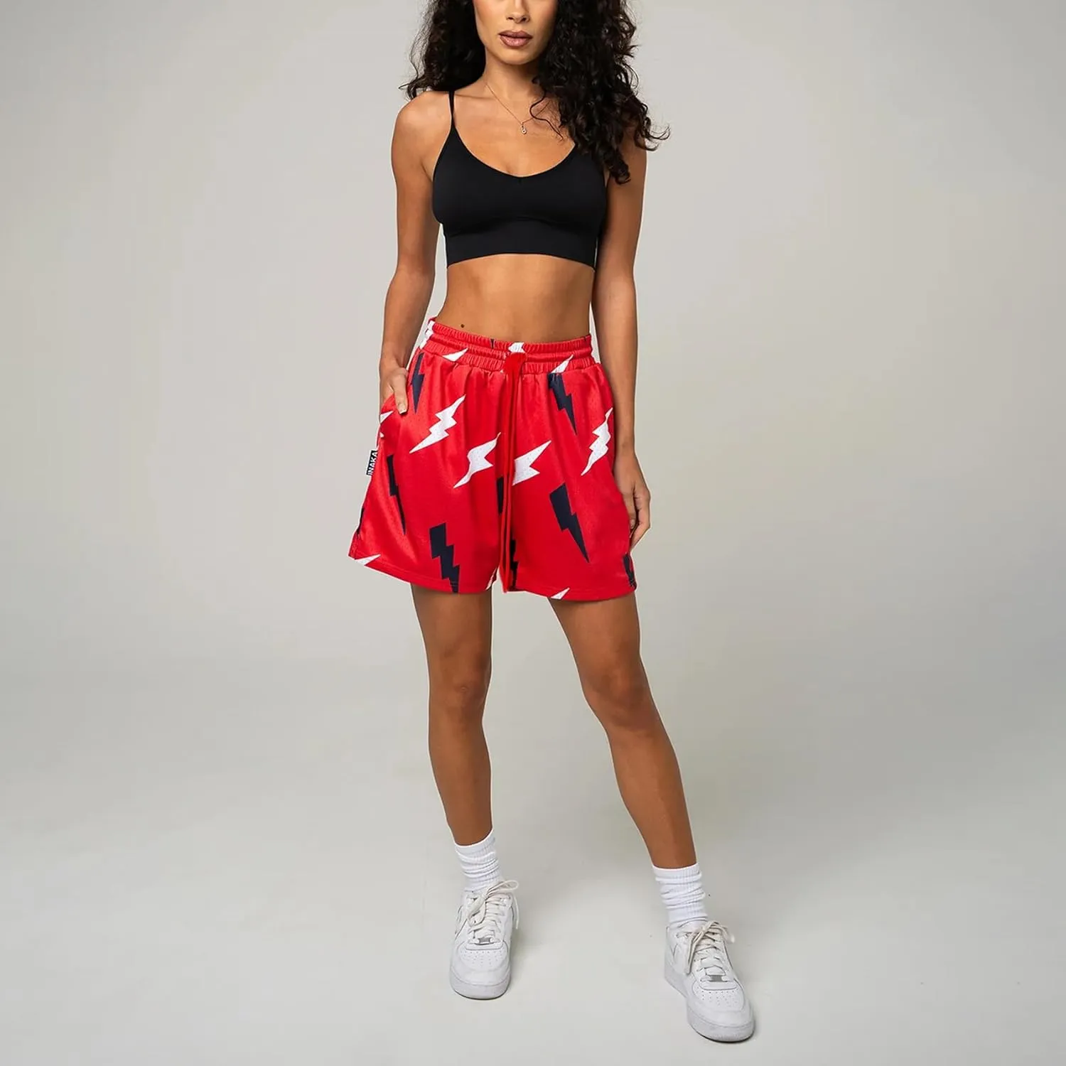 DIOTSR Mens Graphic Shorts Summer Casual Flat Front Shorts Cool Streetwear Designer Shorts Drawstring
