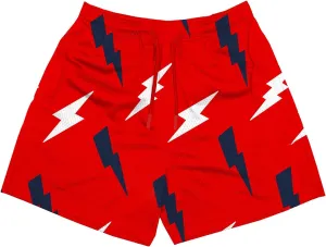 DIOTSR Mens Graphic Shorts Summer Casual Flat Front Shorts Cool Streetwear Designer Shorts Drawstring