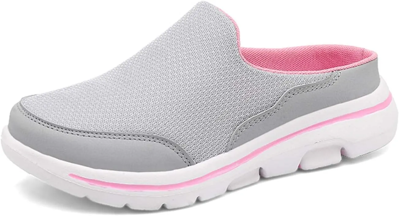 Eliogn Women's Men's Slip-On Clogs Comfortable Non-Slip Muller Shoes Breathable Mesh Fashion Walking Shoes Casual Sneakers for Men and Women