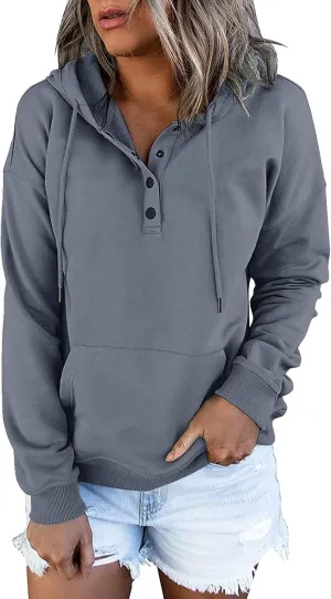 Fall clothes for women 2024 Casual Oversized Sweatshirts Cute Drawstring Hoodies Sweaters Long Sleeve Pullover Tops
