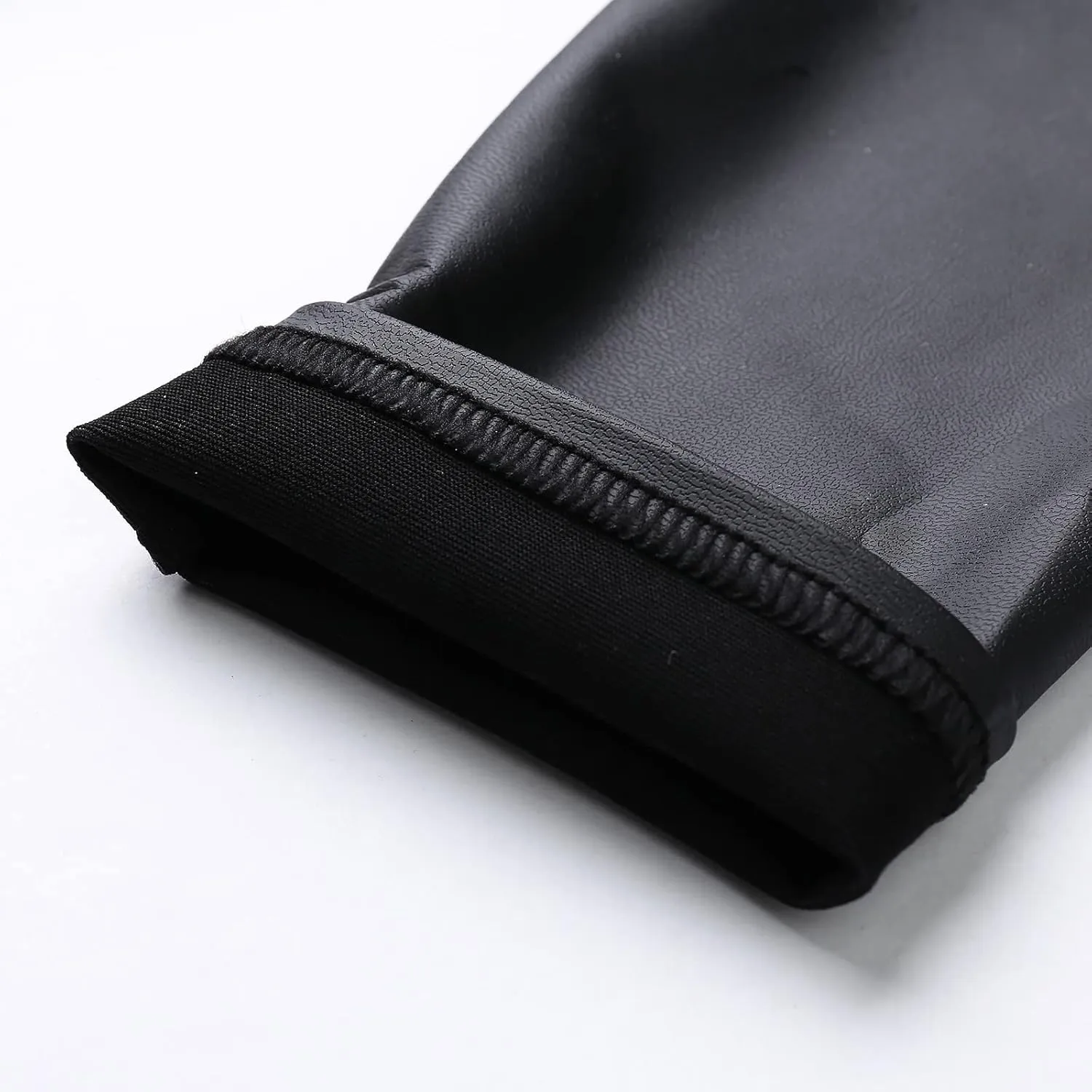 Faux Leather Fleece Lined Leggings for Women Plus Size, Faux Leather Pants Women Warm High Waist Trousers Workout Leggings
