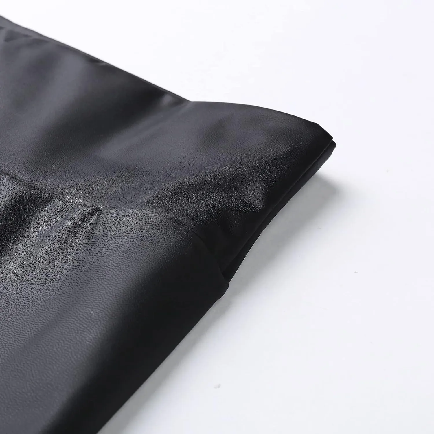 Faux Leather Fleece Lined Leggings for Women Plus Size, Faux Leather Pants Women Warm High Waist Trousers Workout Leggings