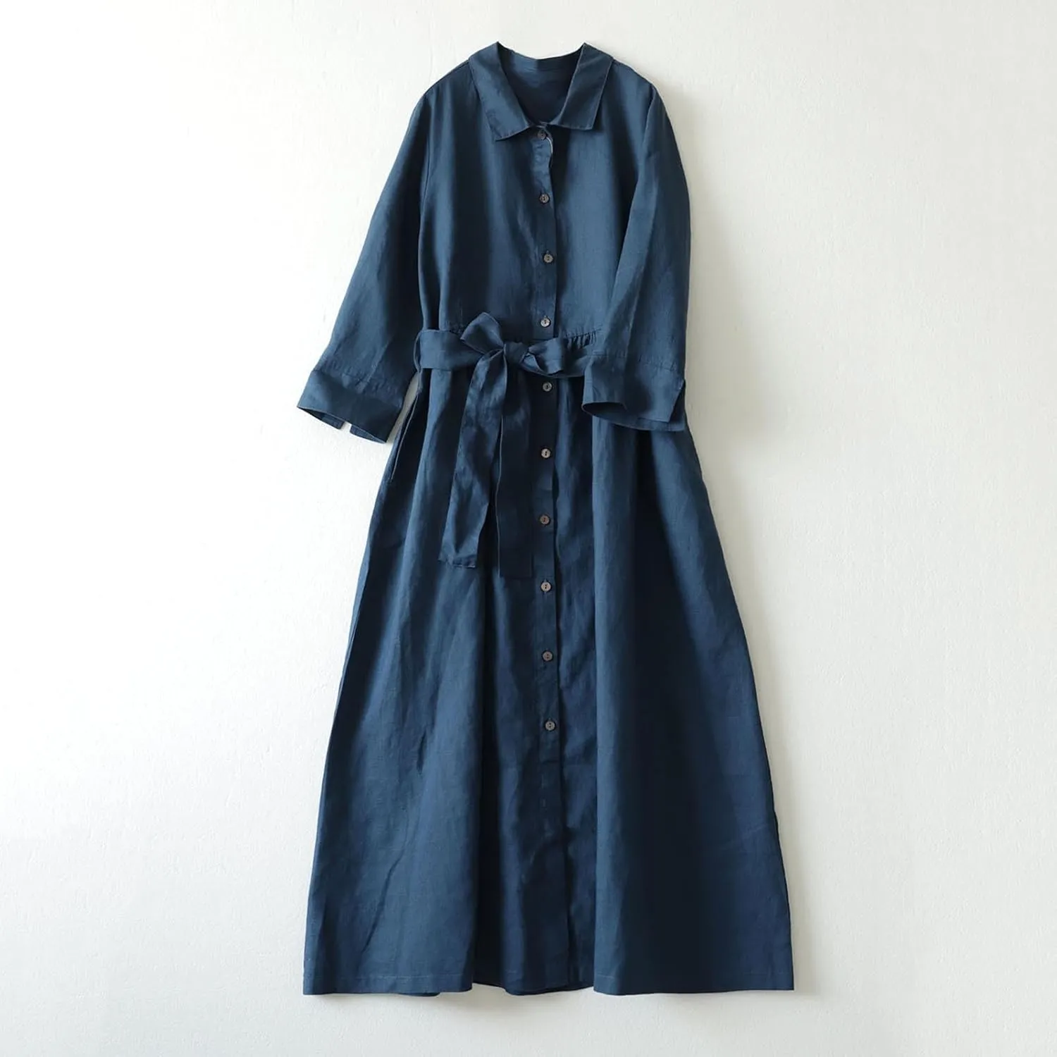 Floral Pattern Dresses for Women 2025 Maxi Button Down Plus Size A Line Dress Trendy 3/4 Sleeve Dress Summer Dresses