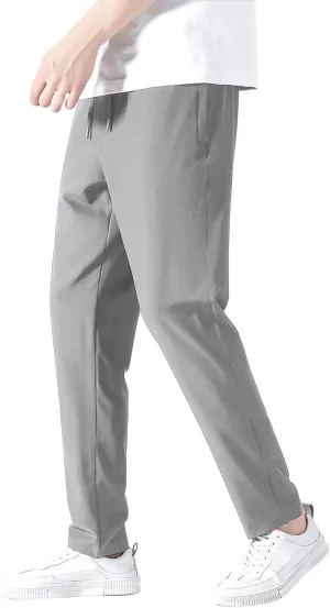 FZVYD Twill Joggers for Men Mens Joggers Cargo Pants Fashion Casual Sweatpants Work Pants Drawstring Loose Trousers Pockets