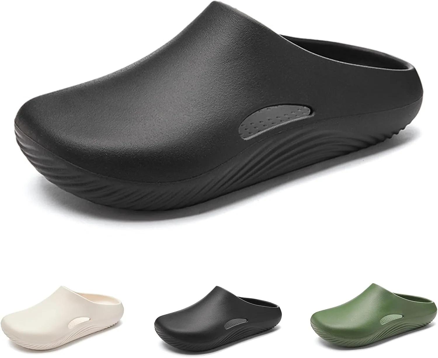 Garden Clogs for Women Men Lightweight Slip-on & Arch Support Nurse Sandals,Comfort Non-Slip & Waterproof Mules,Summer Outdoor Beach Soft Travel Shoes Classic Closed Toe Sandals Unisex