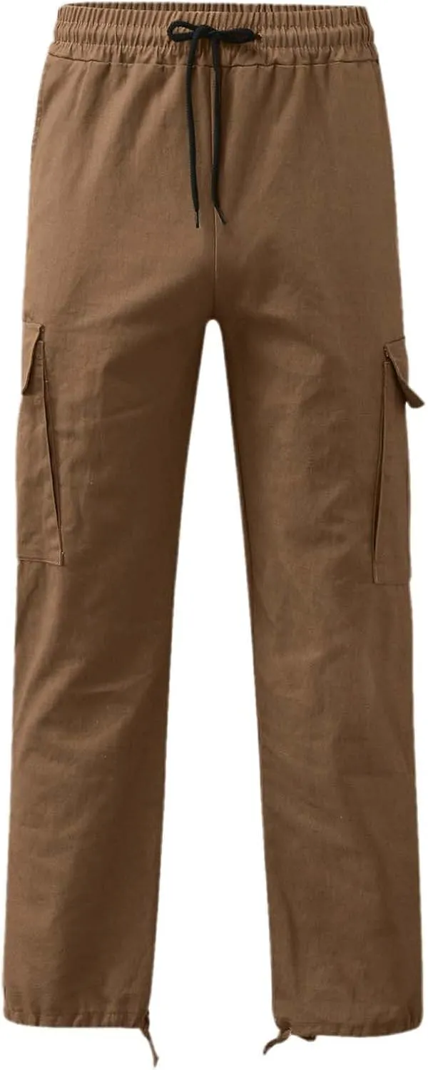 GIERIDUC Dress Pants for Men's Classic Fit Extra Long Skinny Khaki Pants Smart Jogging Bottoms Mens Slim Fit Business Pants
