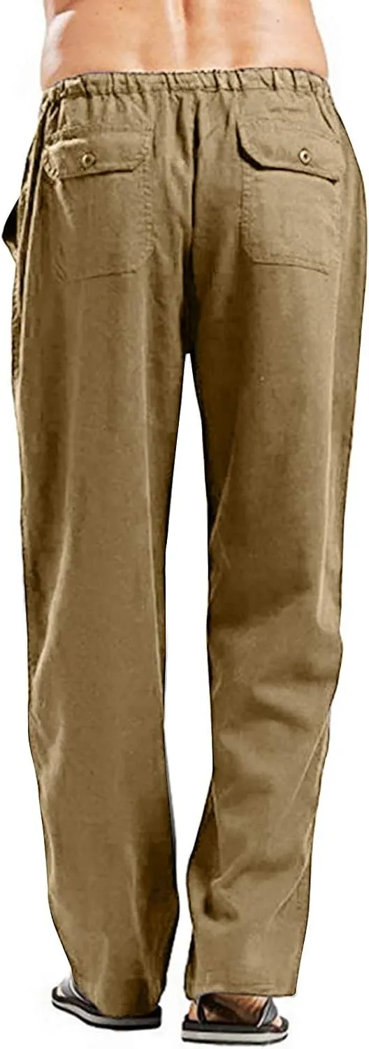 GIERIDUC Men's Zipper Fly Flare Leg Pants Big and Tall Sweat Pants for Men Striped Dress Pants Men's Men's Pants Long Length