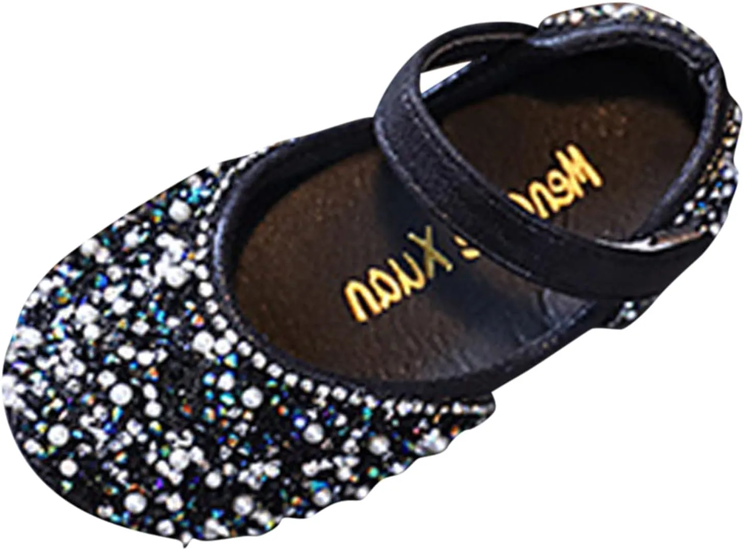 Girls Mary Jane Dress Shoes Rhinestons Flower Girl Wedding Part Shoes Ballet Flat Toddler Ballerina Sandals