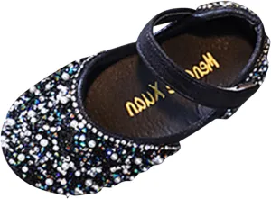 Girls Mary Jane Dress Shoes Rhinestons Flower Girl Wedding Part Shoes Ballet Flat Toddler Ballerina Sandals