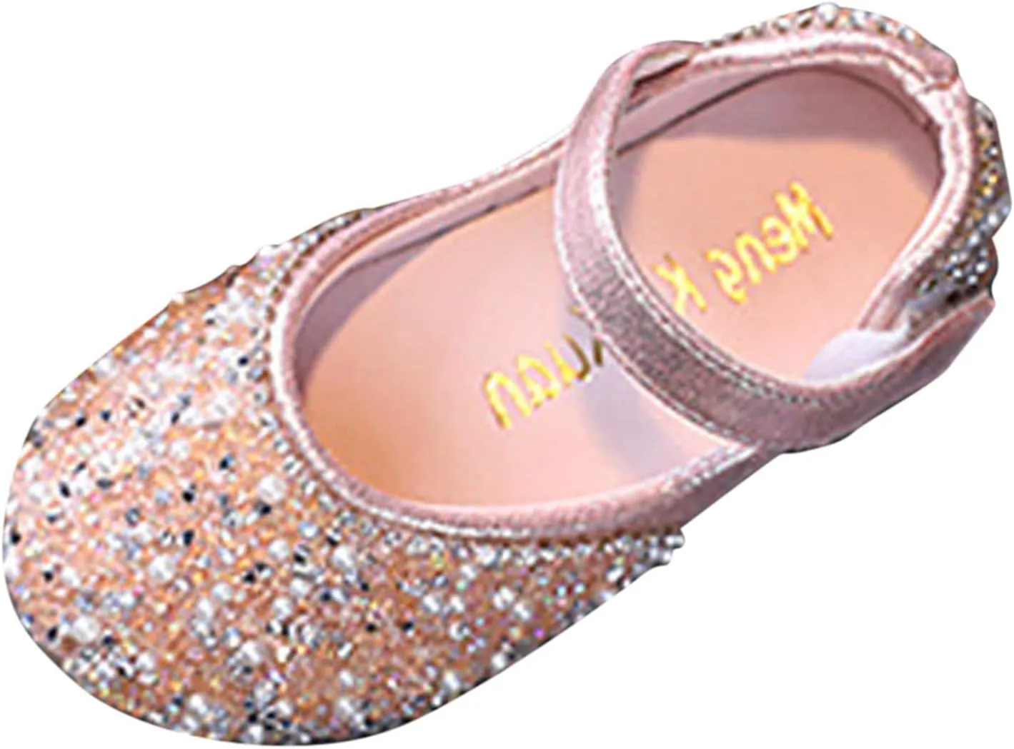 Girls Mary Jane Dress Shoes Rhinestons Flower Girl Wedding Part Shoes Ballet Flat Toddler Ballerina Sandals