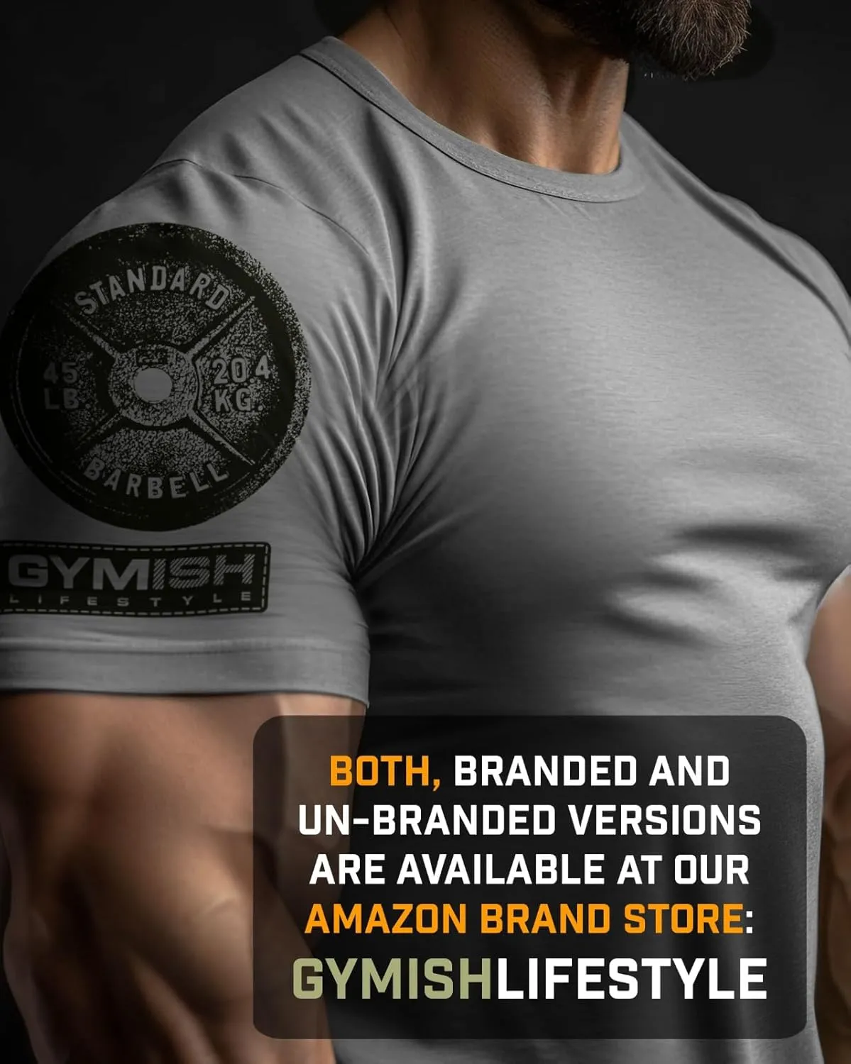 Gymish Lifestyle Gym Workout Shirts for Men Motivational Weight Lifting T-Shirt