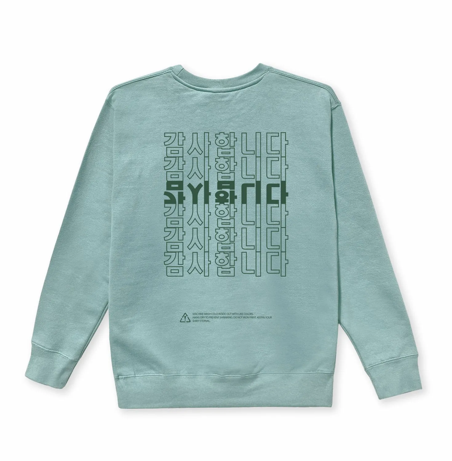 HAVE A NICE DAY CREWNECK (SEAFOAM)