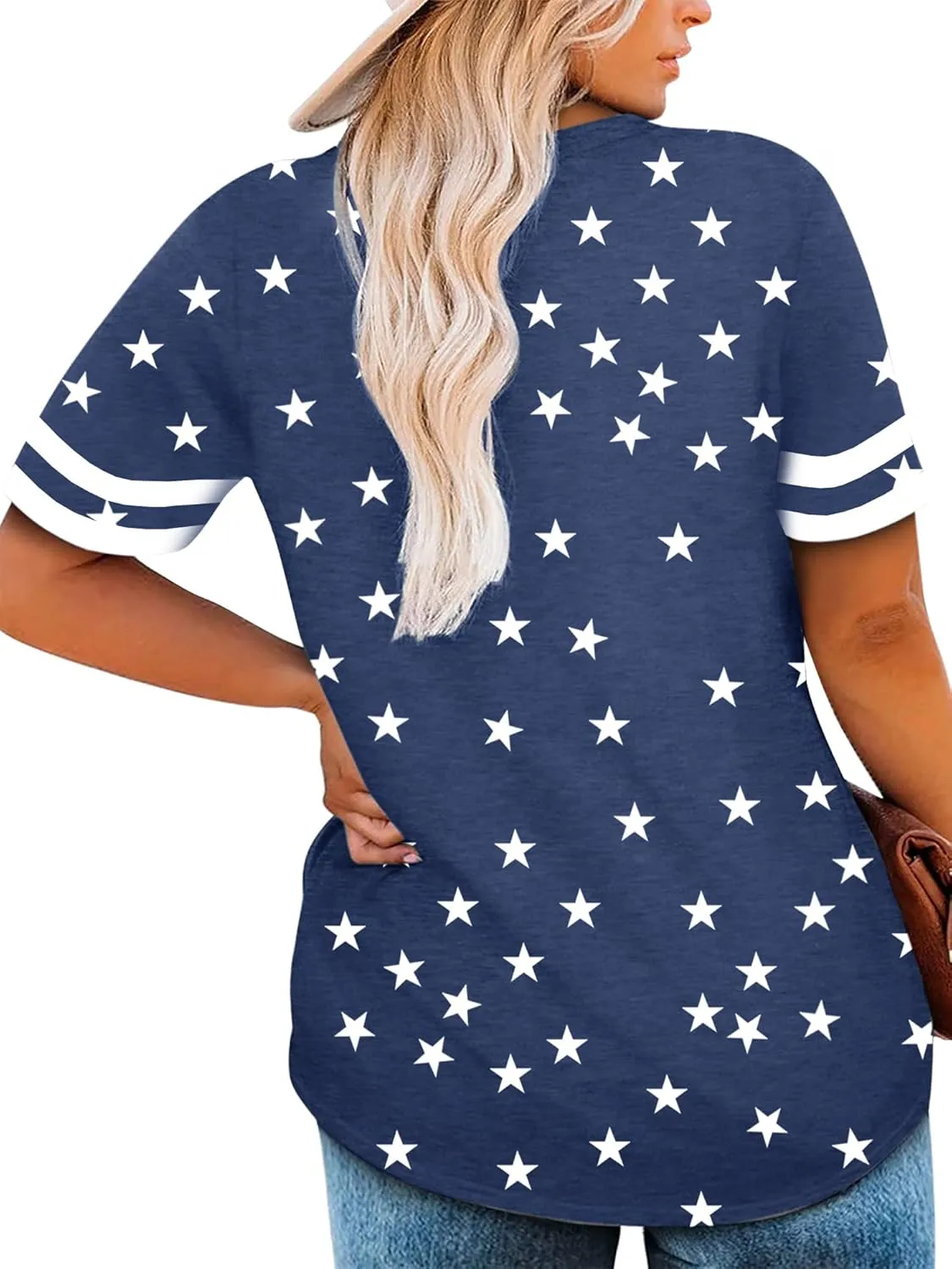 HDLTE Plus Size American Flag Tank Tops Women 4th of July Sleeveless Shirt Patriotic Stars Stripes Racerback Vest