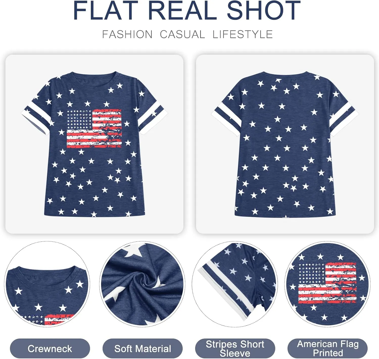 HDLTE Plus Size American Flag Tank Tops Women 4th of July Sleeveless Shirt Patriotic Stars Stripes Racerback Vest