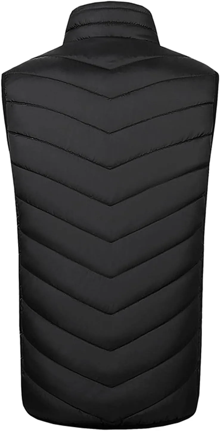 Heated Vest for Men Thermal Jacket Rechargeable Heated Jacket Sleeveless Down Jackets for Women Warm Outdoor Clothing