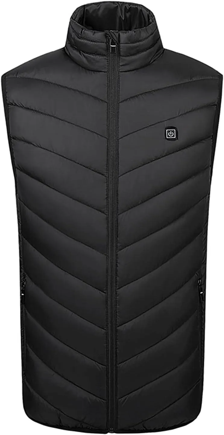 Heated Vest for Men Thermal Jacket Rechargeable Heated Jacket Sleeveless Down Jackets for Women Warm Outdoor Clothing
