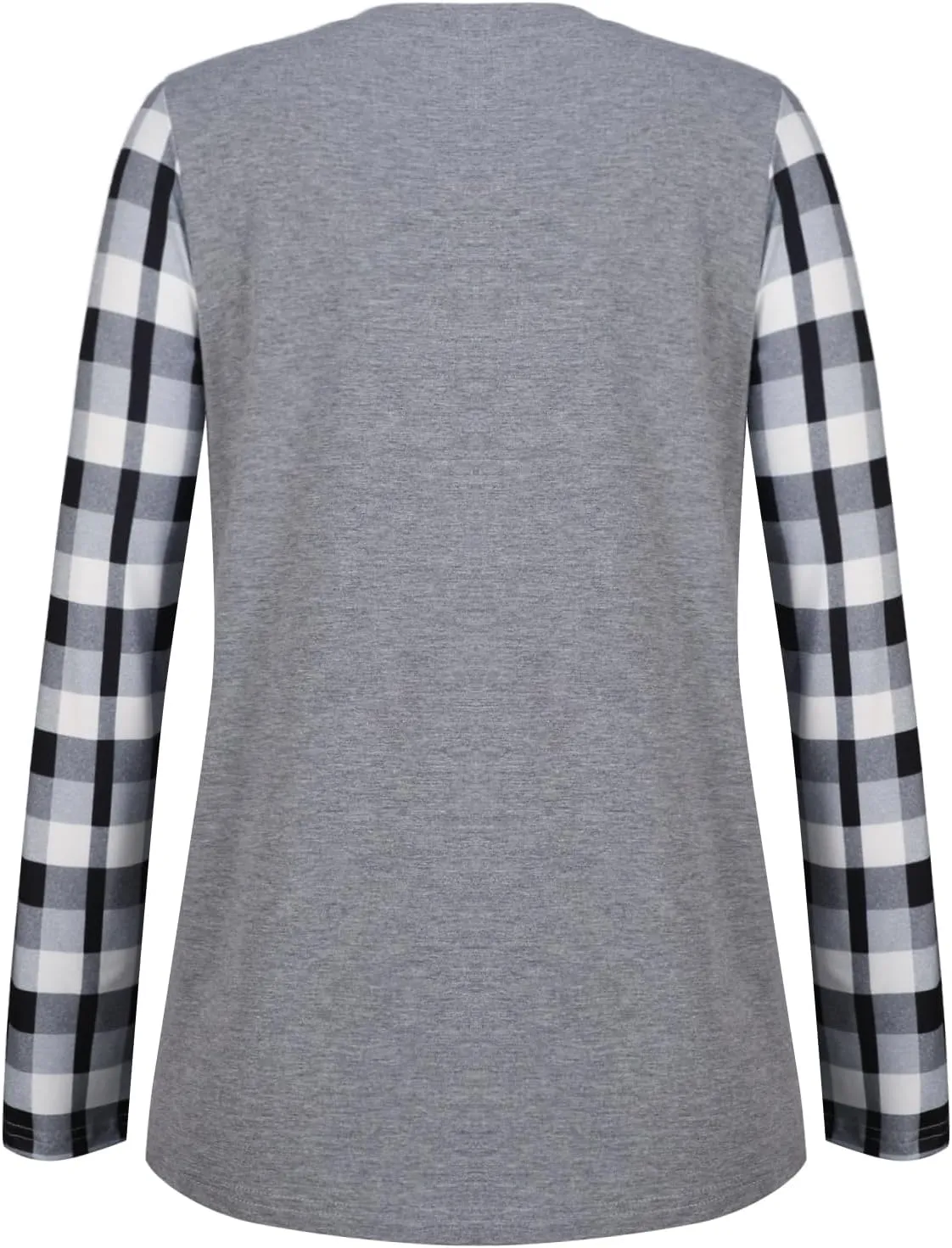 Hilinker Women's Graphic Tee Long Sleeve Tops Casual Loose V Neck T Shirts