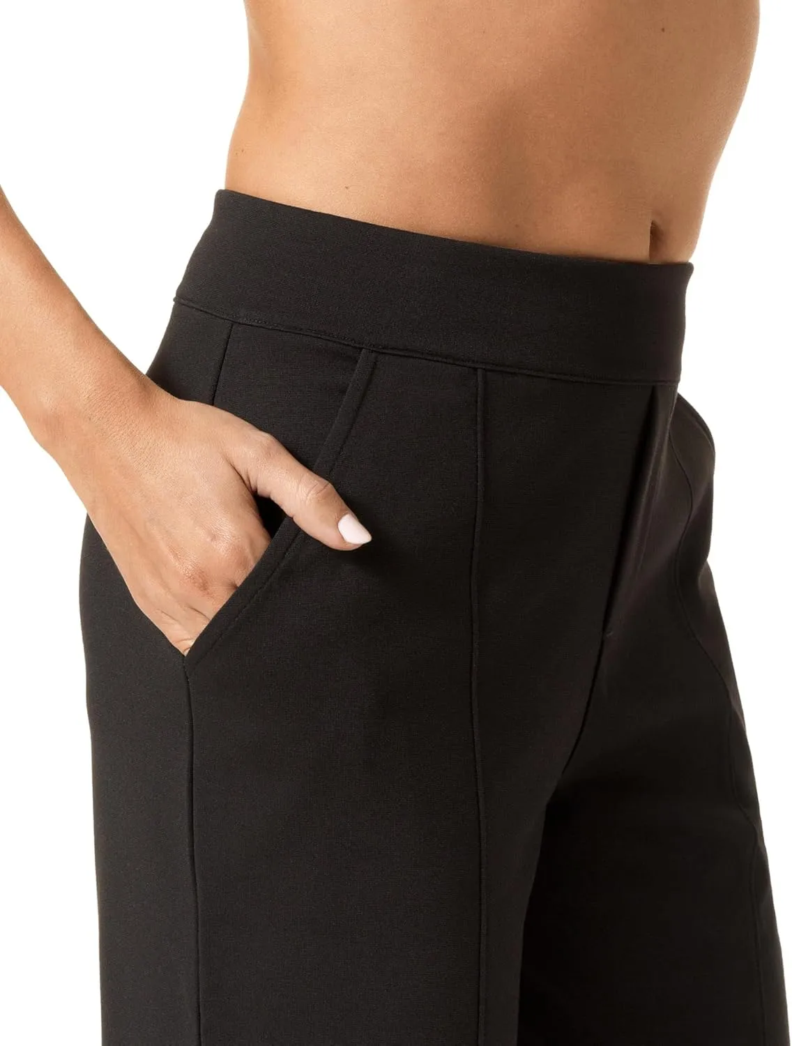 HUE Women's Pull on Ponte Trouser Leggings