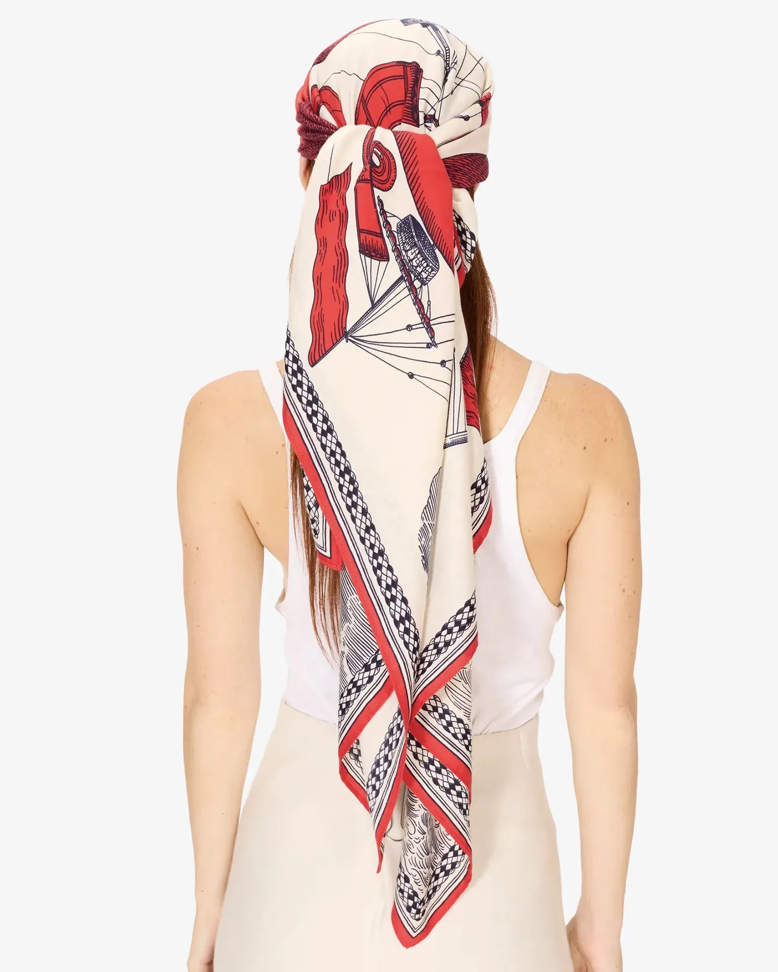 Inoui Editions Cotton Silk Print Scarves