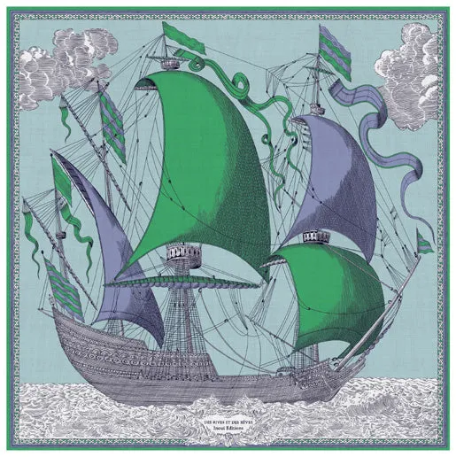 Inoui Editions Cotton Silk Print Scarves