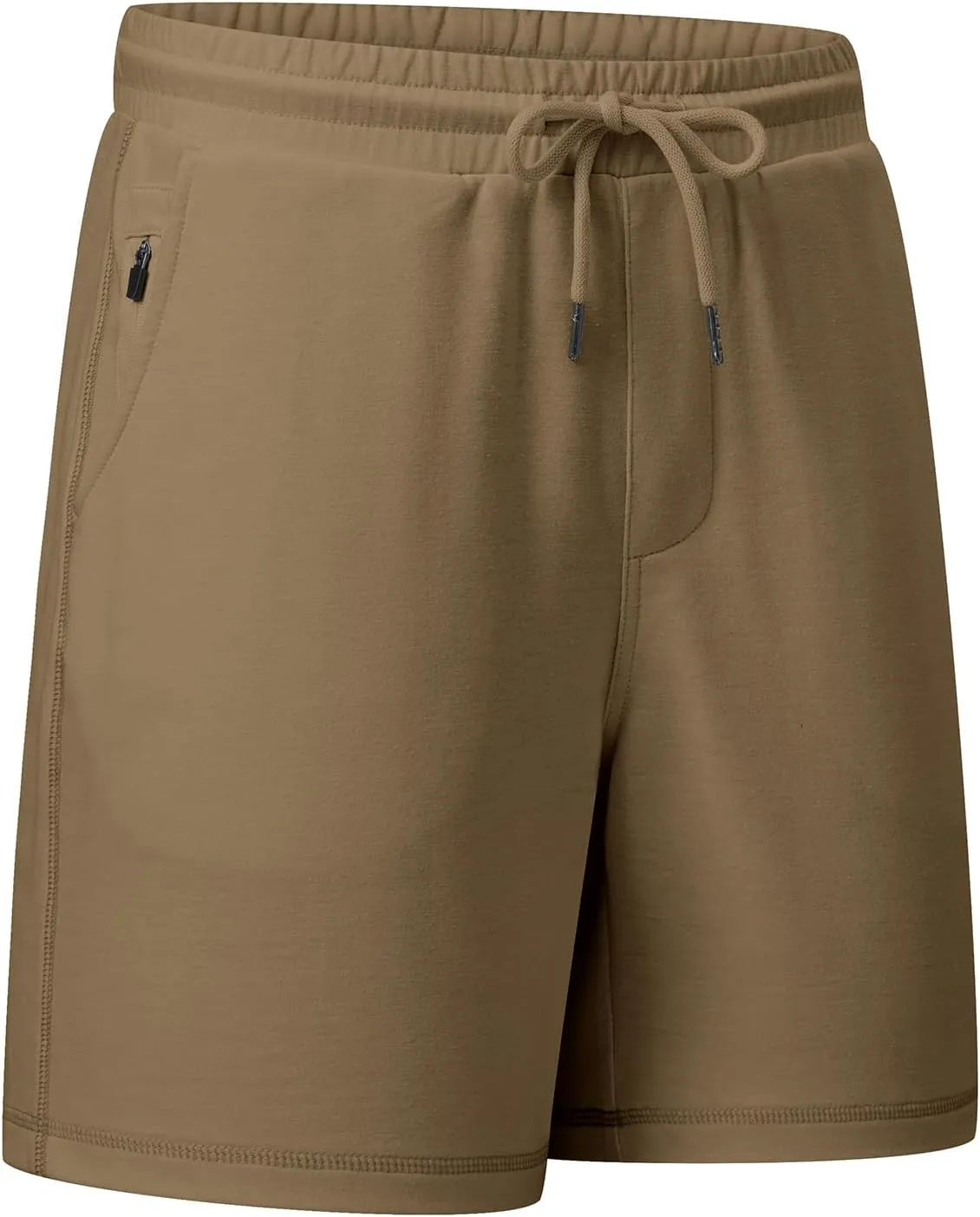 JMIERR Mens Gym Shorts Cotton 7" Running Comfy Workout Shorts Zipper Pocket Sweat Shorts