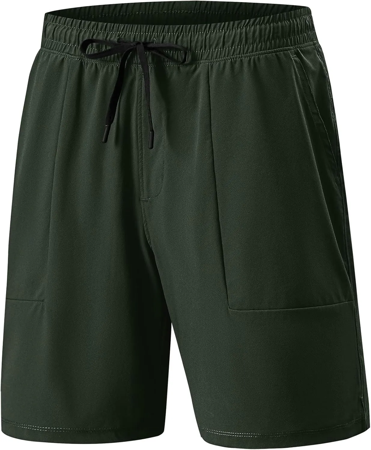 JMIERR Men's Shorts Running Athletic Shorts Waterproof Quick Dry 7" Gym Workout Breathable Shorts