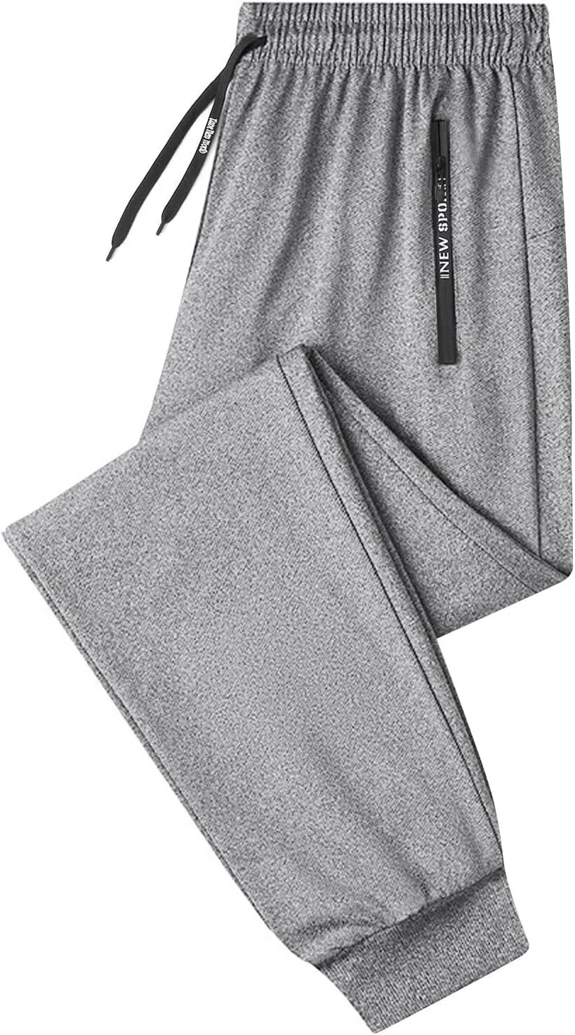Joggers for Men Comfort Fit Joggers Sweat Pants Training Gym Running Sports Pull-On Pant Comfort Soft