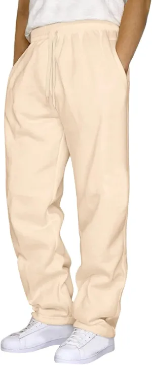 Joggers for Men Comfort Fit Joggers Sweat Pants Training Gym Running Sports Pull-On Pant Comfort Soft