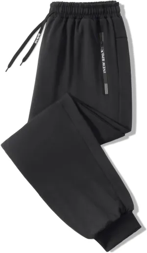 Joggers for Men Comfort Fit Joggers Sweat Pants Training Gym Running Sports Pull-On Pant Comfort Soft