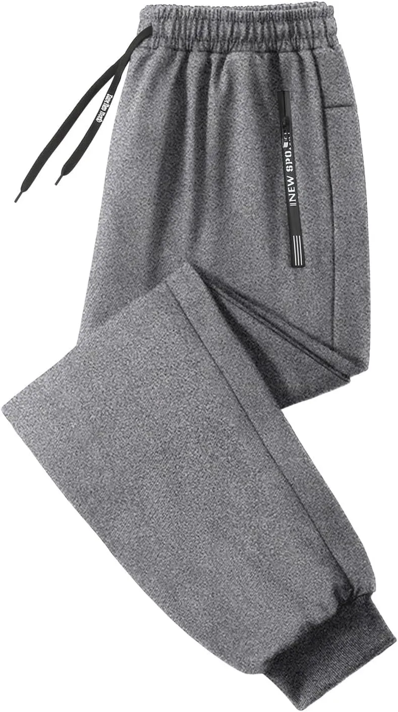 Joggers for Men Comfort Fit Joggers Sweat Pants Training Gym Running Sports Pull-On Pant Comfort Soft