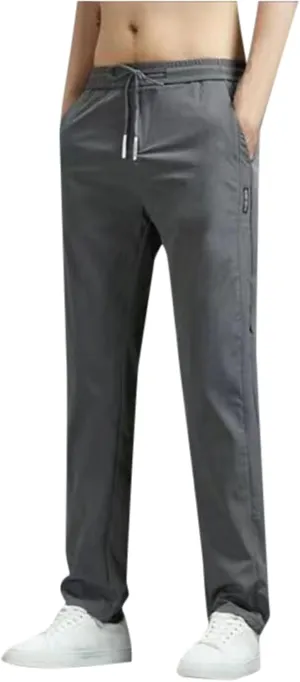 Joggers for Men Loose Joggers Sweatpants Pockets Stretch Waist Sport Pull On Pant Soft Jogging Jogger Bottoms