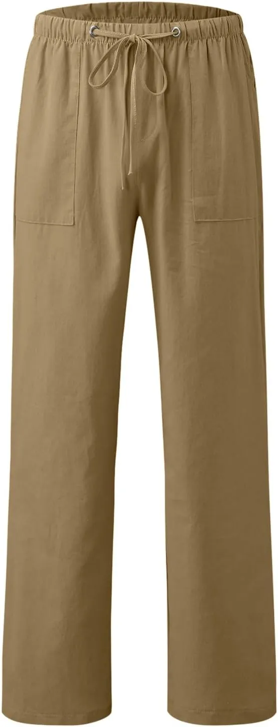 Joggers for Men Slim-Fit Joggers Sweatpant Training Sports Pull On Pant Comfort Soft Jogging Bottoms