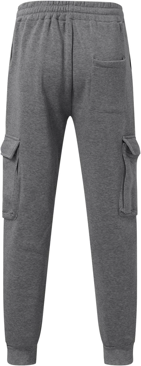Joggers for Men UK Loose Fit Joggers Sweat Pants Running Gym Training Sport Combat Pant Soft Jogging Sweat