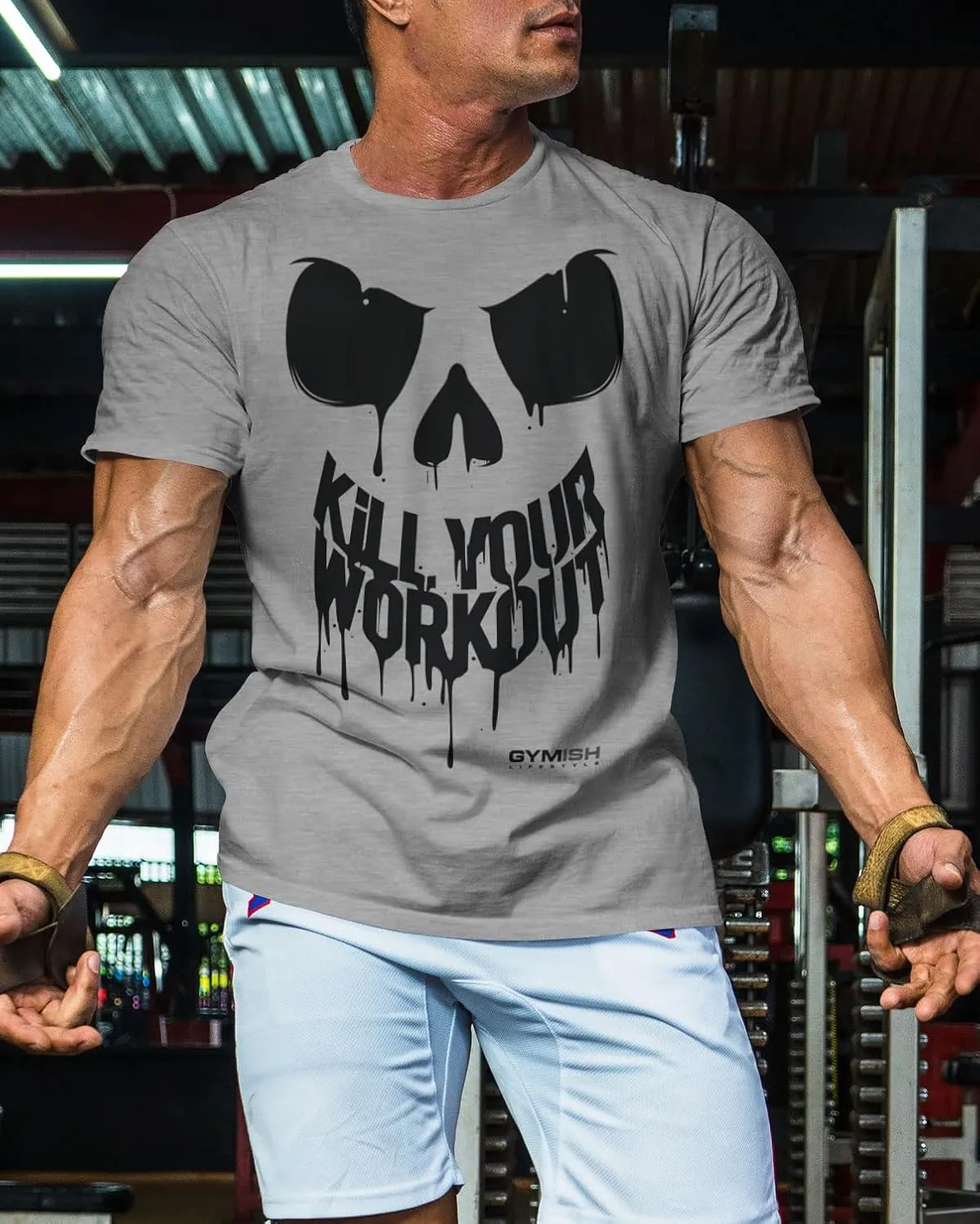 KillWorkout Shirts for Men, Funny Workout Gym Shirt Lifting T-Shirt