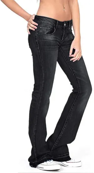 LCMTWX Trendy Jeans for Women 2024 Bib Washed Overalls Rompers Ripped Women's Denim Women's Jeans Flare Stretch