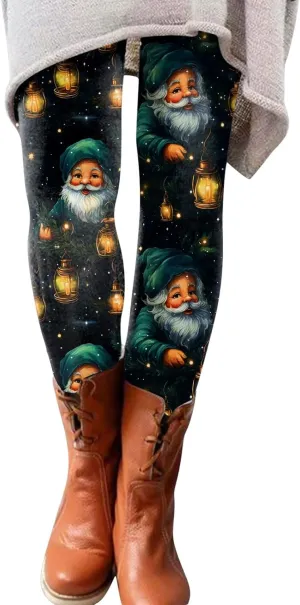 Leggings for Women Leggings Full Length Micro Elastic Fashion Soft Daily Transparent White Ash S 5XL Fall & Winter