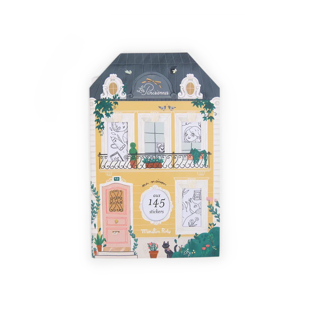 Les Parisiennes Coloring and Sticker Book