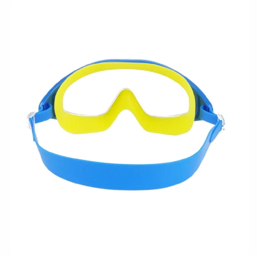 Little Surprise Box , Cheng Yellow Casket, Cobalt Border Anti Fog UV Protection Leakproof Design Swim Goggles for Kids, 8yrs -15yrs