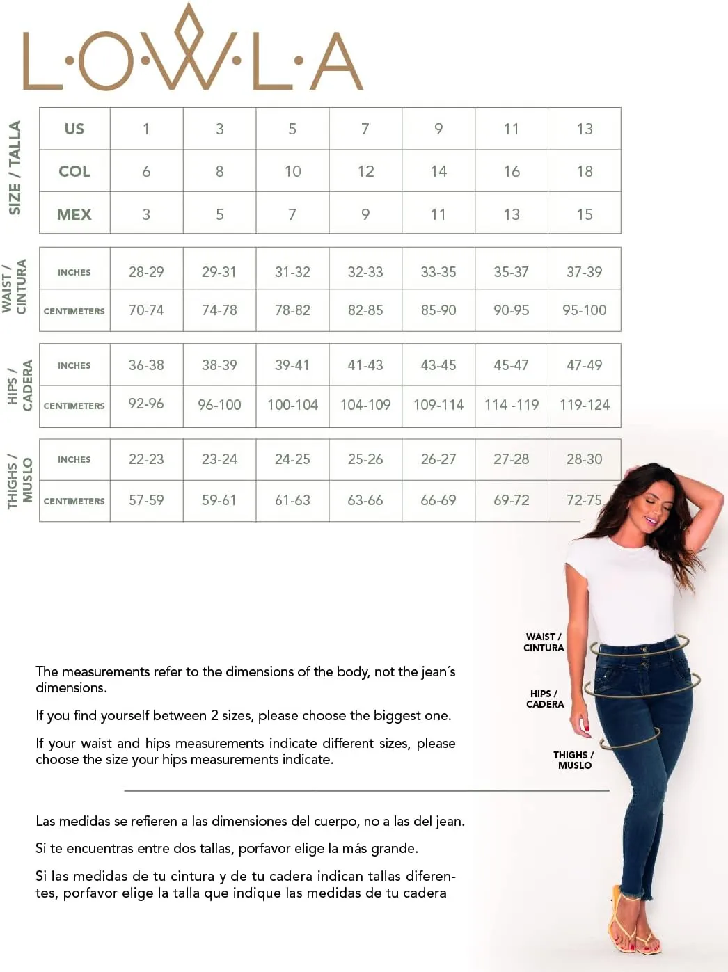 L.O.W.L.A SHAPEWEAR High Waisted Jeans for Women | Pantalones Colombianos Levanta cola | Butt Lifting Jeans