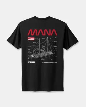 MANA MADE Black Premium Tee