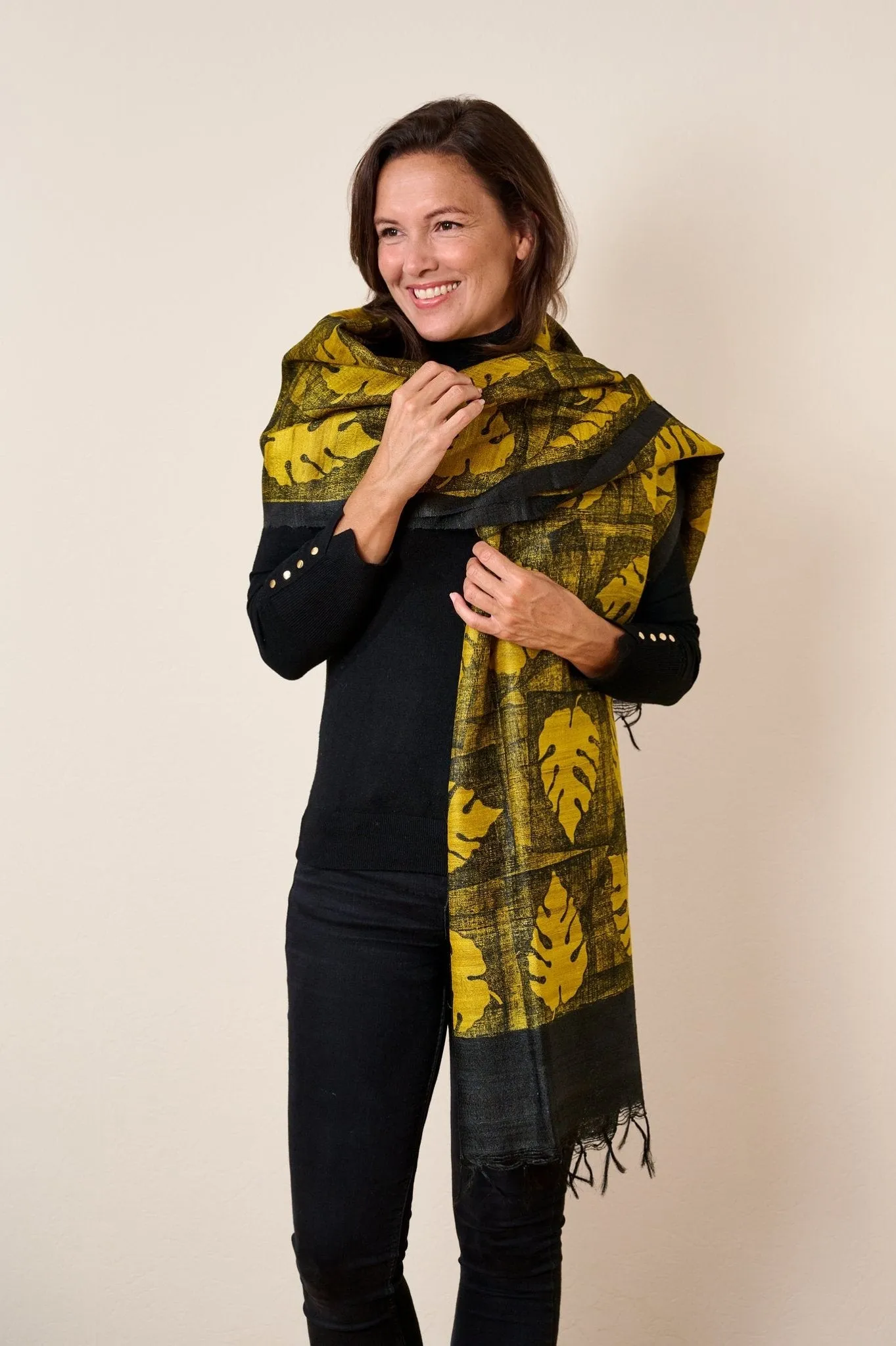 Maple Ash Peace Silk scarf