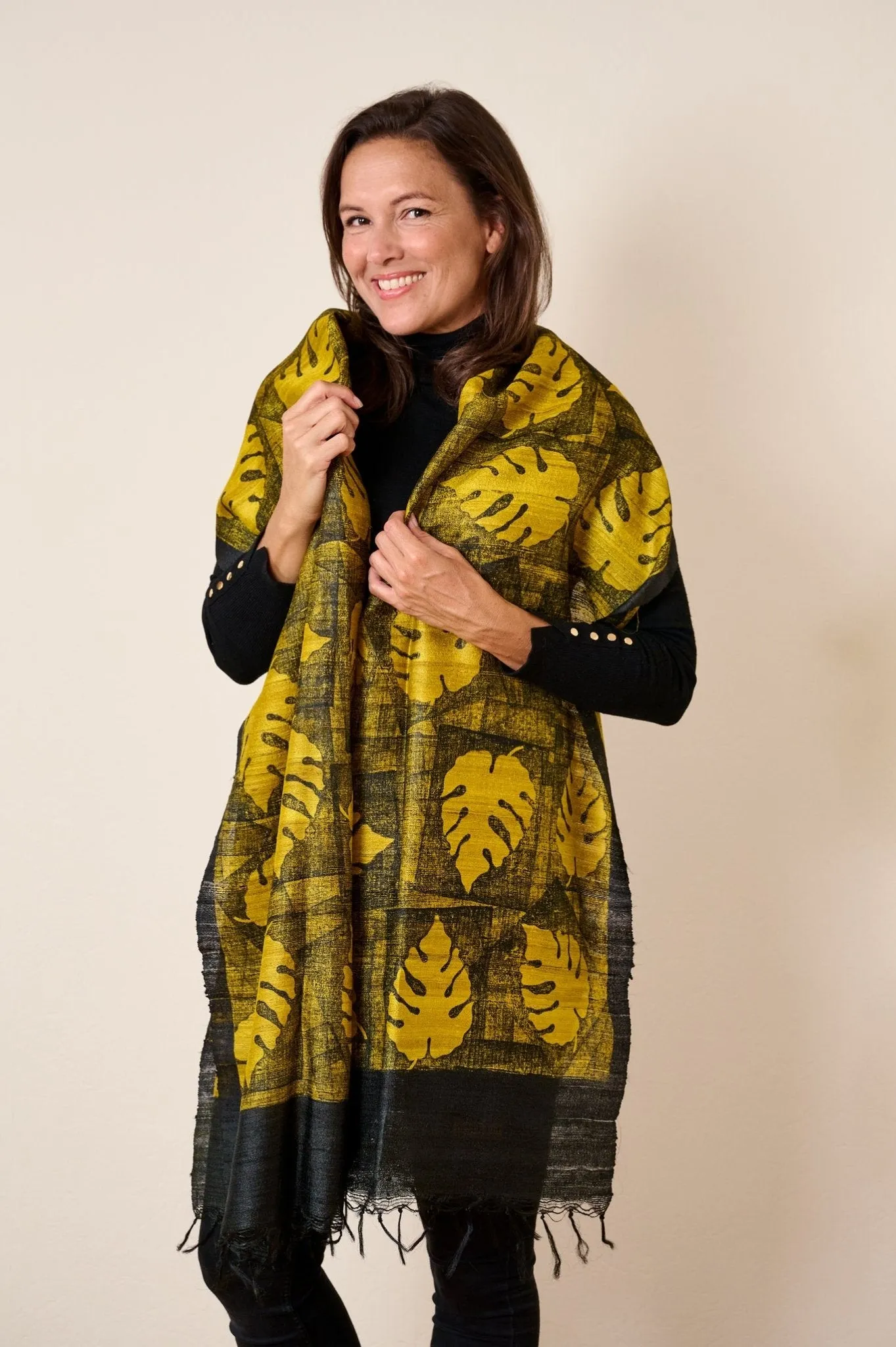 Maple Ash Peace Silk scarf
