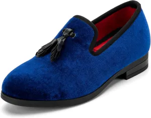 Meijiana Boys' Formal Dress Slip-On Loafers - Tuxedo Shoe for Baby Dress Shoes