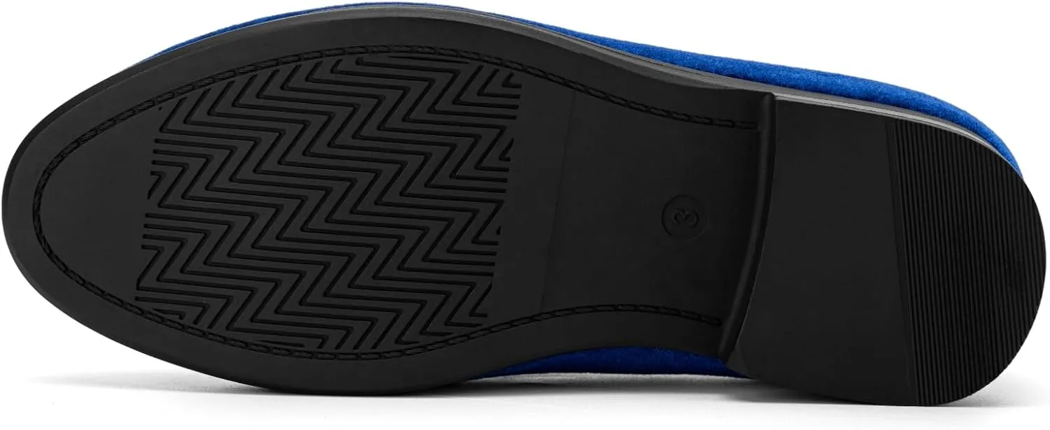 Meijiana Boys' Formal Dress Slip-On Loafers - Tuxedo Shoe for Baby Dress Shoes