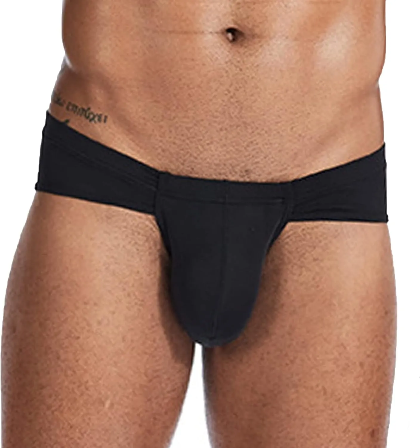 Men Briefs Breathable Ice Silk Triangle Bikinis Lightweight Underpants Thin Low Rise Underwear Sexy Sheer Brief