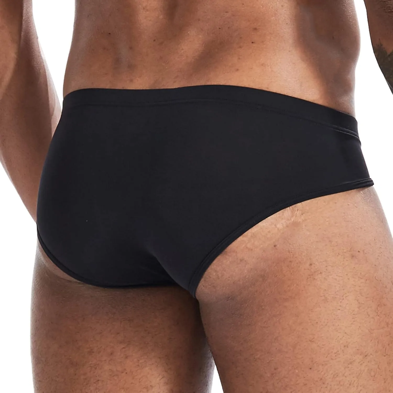 Men Briefs Breathable Ice Silk Triangle Bikinis Lightweight Underpants Thin Low Rise Underwear Sexy Sheer Brief