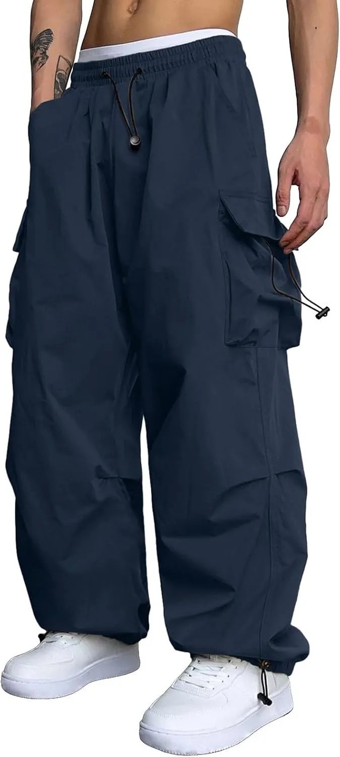 Men Joggers Comfort Fit Joggers Sweatpant with Pockets Running Gym Outdoor Sport Pull-On Pant Soft Jogging