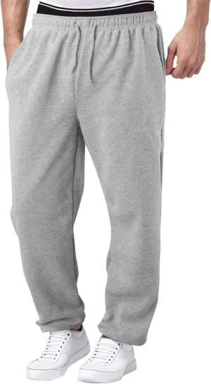 Men Joggers Comfort Fit Joggers Sweatpant with Pockets Running Gym Outdoor Sport Pull-On Pant Soft Jogging